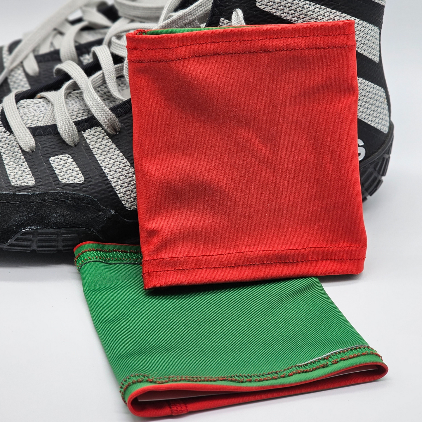 Red/Green Reversible Ankle Bands Plain