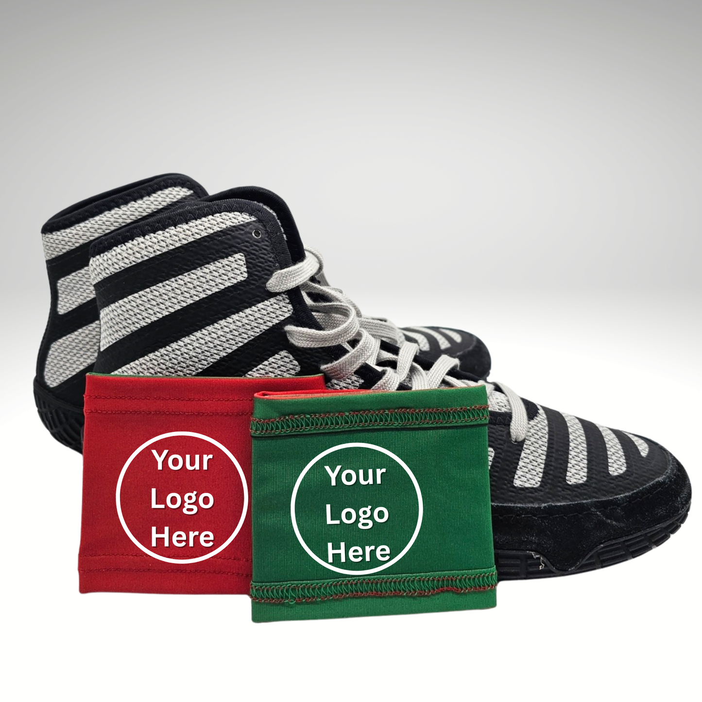 Custom Red/Green Reversible Ankle Bands